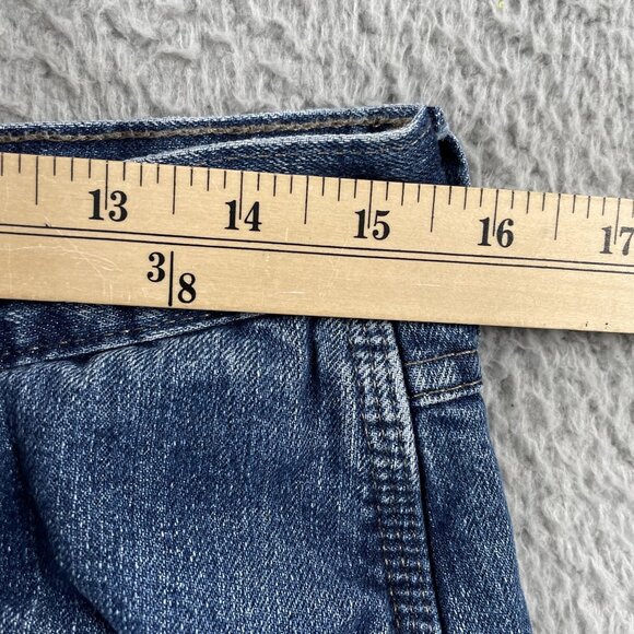 Wrangler Thermal Carpenter Jeans Mens 32x32 9FLWST Denim Workwear - Picture 5 of 9